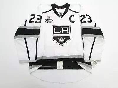 Brown Los Angeles Kings Away 2014 Stanley Cup Team Issued Reebok Edge 2.0 Jersey • $349.99