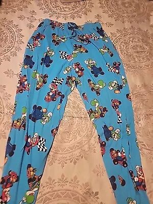 Nintendo Mario Cart Pajama Bottoms Size Small Unisex • $6