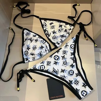 Versace Sexy Two-Piece Bikini Swimsuit Designer Swimwear Size M • $88