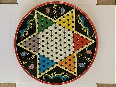 $12 • Buy Vintage Chinese Checkers Metal Tin Board Game 1960s Ohio Art