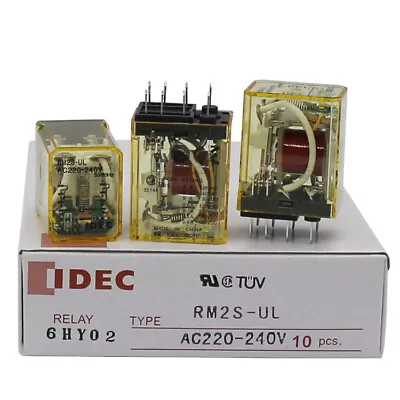 RM2S-UL AC220V IDEC Electromechanical Relay 5A 240VAC 8 Pins X 1PC NEW • $3.99