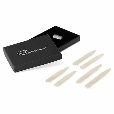 Magnetic Collar Stays - 3 Pairs With Magnets - Multi-Sizes Pack -Shirt Accessory • $17.40