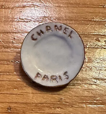 CHANEL 100% Authentic Vintage White/GoldCHANEL PARIS Button/Pendant NEW/RARE (1) • $78