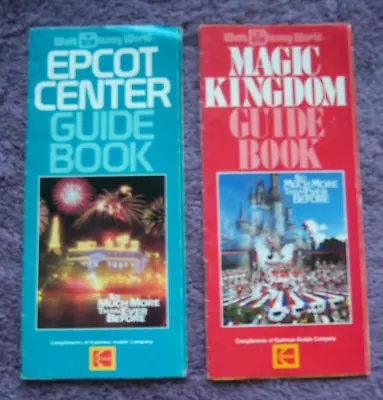 1987 WALT DISNEY WORLD MAGIC KINGDOM & EPCOT CENTER BROCHURES Kodak • $7.99