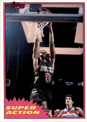 1981-82 Topps Marques Johnson (C) Milwaukee Bucks #MW108 • $2.95