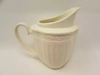 Italian Countryside By Mikasa Creamer Stoneware All Cream Ribbed Scrolls B40 • $11.54