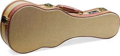 Stagg GCX-UKB GD Gold Tweed Plush Lined Baritone Ukulele Hardshell Case • $109.99