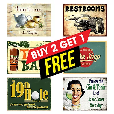 £3.85 • Buy Bar / Pub Man Cave Home Décor Metal Tin Sign Plaque Home Bar Shed Wall Art M3