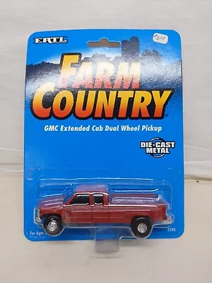 $31.99 • Buy 1/64 Ertl Red GMC 3500 Dually Pickup Truck 