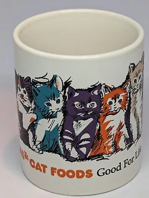 Iams Cat Food Good For Life Vintage Promotional Ceramic Coffee Cup Mug • $7.49