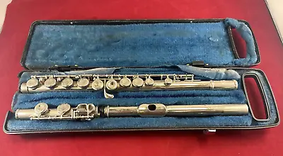 Vintage Yamaha YFL-22 Nickel Silver Flute In Hard Case Made In Japan • $76.49