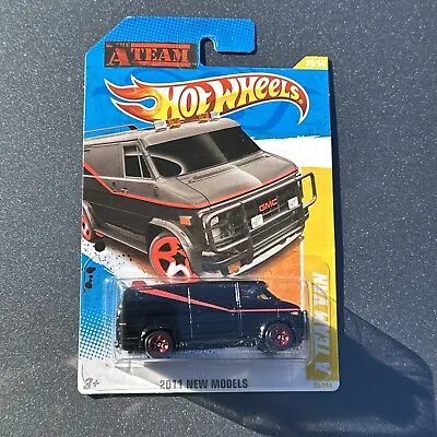 Hot Wheels 2011 New Models #39/50 A Team Black GMC Van L2593 Lowrider Ateam • $13.99