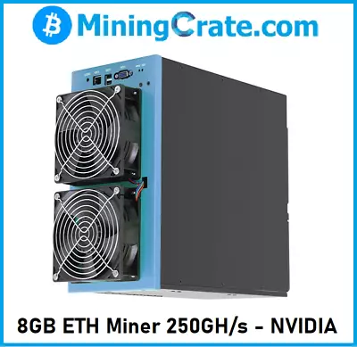 NEW ETH Mining Rig 8*Nvidia 1070 8GB GPU Miner 250MH/s With GPU - Digital Eth Z1 • $1899.99