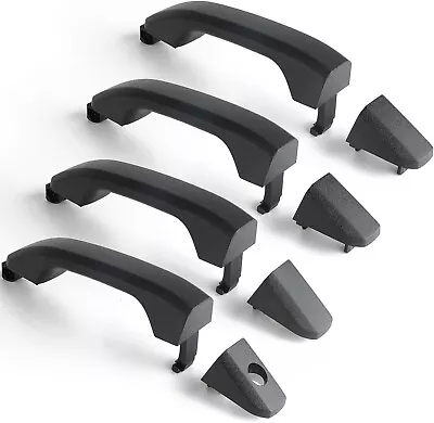 Black Outside Door Handles (Set Of 4) Fits 2014-2018 Silverado Sierra 22923605 • $24.80