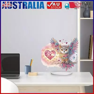 Acrylic Owl Diamond Painting Tabletop Ornament For Home Office Desktop Decor # • $14.46