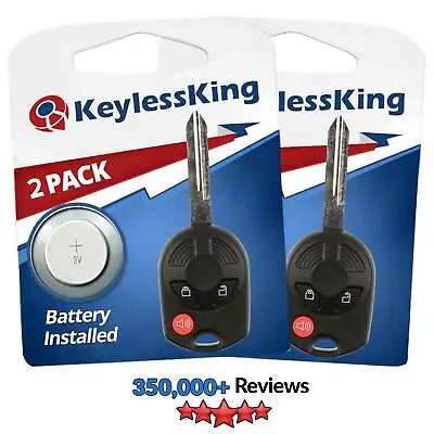 $17.95 • Buy 2 New Uncut Remote Head Ignition Key Keyless Entry For OUCD6000022 Fob - 3 Btn
