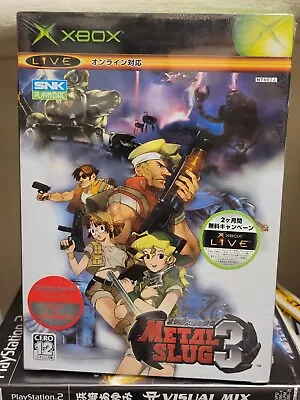 Metal Slug 3 First Print LE (2004) Brand New Factory Sealed Japan Xbox Import • $389.98