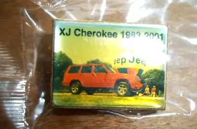 VNTG 2001 JEEP CHEROKEE Hat Lapel Pin   COMMEMORATING 1983- 2001 NIP • $8