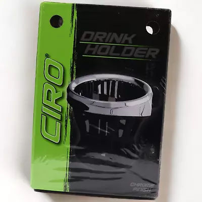 Ciro Passenger Drink Cup Holder 50421 Chrome Finish • $51.99