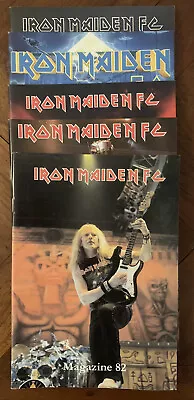 IRON MAIDEN FC Fan Club Official Magazine 2007 #78-82 Good Condition • $65