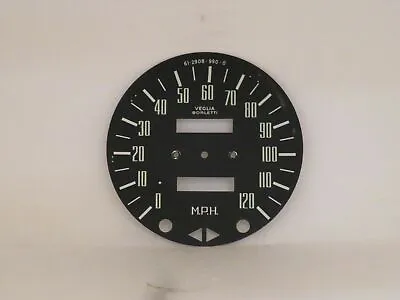 Speedometer Dial Face 120MPH Original Veglia Borletti Brand  61.2908.990.0 • $22.33
