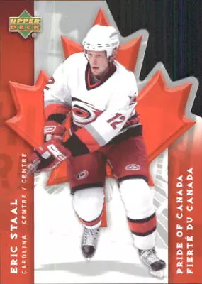 2007-08 McDonald's Upper Deck Pride Of Canada #PC5 Eric Staal • $4.50