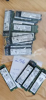 $35 • Buy Various 256GB M.2 SSD Tested 94% To 100% Condition Report.
