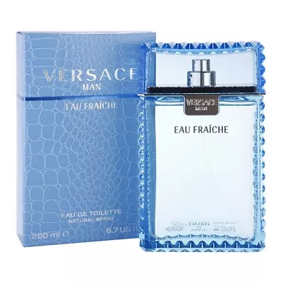 Versace Eau Fraiche 6.7 Oz. (200ml) Eau De Toilette For Men Authentic Sealed Box • $79.25