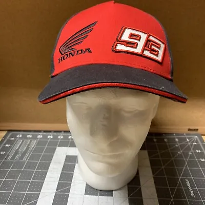 Honda Hat Marc Marquez 93 Snapback Red And Black • $20