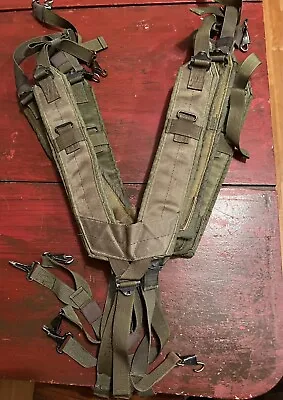 Suspenders US Army Military Individual Equipment 1970’s 8465-00-001-6471 • $9.99