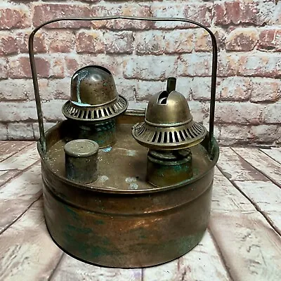 Vintage P J Bryant Ingelite Copper Paraffin Greenhouse Heater Base • £20