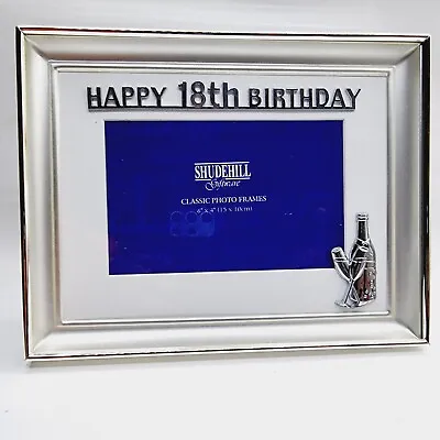 Happy 18th Birthday Gift Photo Frame Photograph Freestanding 6  X 4  BOXED • £7.99