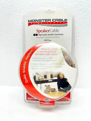 Monster Cable 16-GAUGE Stereo Speaker Duraflex Protective Jacket Wire 30Ft/9.14m • $29.99