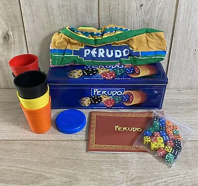 Perudo The Classic Game Of Liar Dice Travel Tin Paul Lamond Games - Complete • £14.95