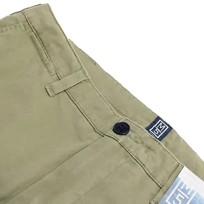 Meyer M5 NWT Chinos / Casual Pants Chino Size 34 US In Solid Green Cotton Blend • $202.49