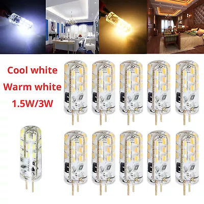 10X G4 1.5W 3W 24LED SMD Capsule Corn Light Bulb Replace Halogen Warm Cool White • $12.99
