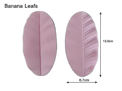  Banana Leaf Silicone Veiner Molds #Ak019. Clay FlowersGum Paste Flowers. • $13.99