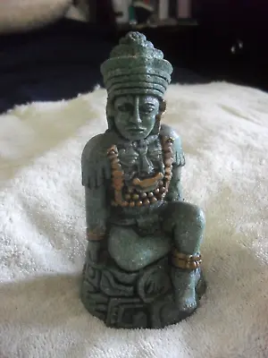 Aztec / Mayan Green Stone God Figurine - 6  - C.  Zarebski • $19.99