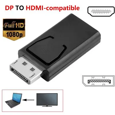$1.99 • Buy Display Port To HDMI Displayport DP HDMI Cable Adapter Video Cord HDTV PC 1080P