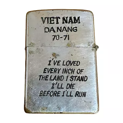 ZIPPO Vietnam DA NANG 70-71 Authentic Vintage Used • $128