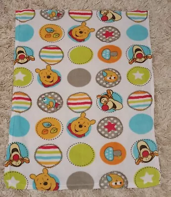 Disney Baby Blanket Throw Fleece Winnie The Pooh Tigger 100cm X 77cm  • $24