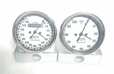 Speedometer And Tachometer  Gauges  80mm In White Face  Fit Replica  • $47.28