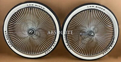 Vintage Lowrider 20  Dayton 144 Spoke Front&coaster Rims W/lowrider 8 Ball Tires • $291.39