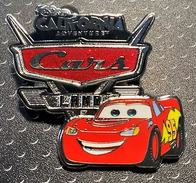 Disney DCA Cars Land Logo With Lightning McQueen Disney Pin 89850 • $9.95