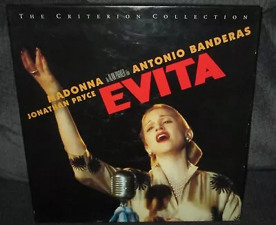  Evita  Criterion Collection Box Set #337 Laserdisc LD - Madonna • $49.99