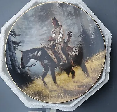 Vintage 1992 Limited Ed Hamilton Mystic Warriors Peace Maker Porcelain Plate Ren • $9.60