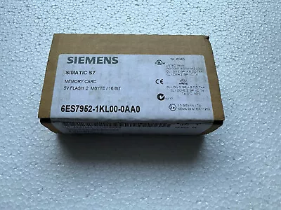 Siemens 6ES7952-1KL00-0AA0 / 6ES7 952-1KL00-0AA0 S7400 2MB MEMORY CARD • $355.27