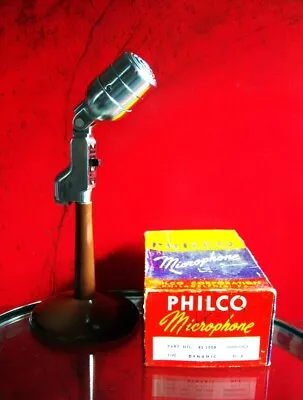 Vintage RARE 1940's Philco / Electro Voice 630 Dynamic Microphone  W Accessories • $149