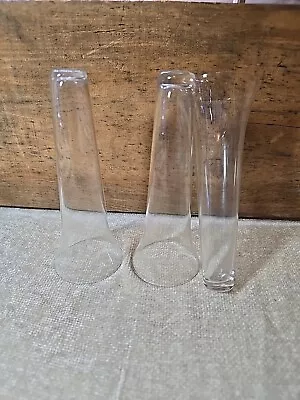 Vintage 1940's Cambridge Glass Clear Color Peg 5  Vase For Candleholder Arms X3 • $20