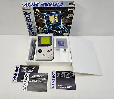 Nintendo Game Boy Original DMG-01 Console (Complete In Box Cib) Tetris Edition • $275.99